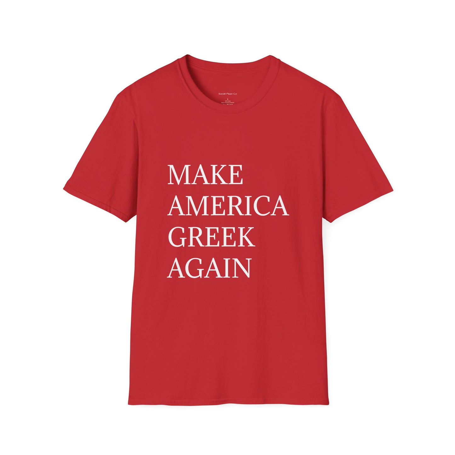 Greek T-Shirt - MAKE AMERICA GREEK AGAIN Design